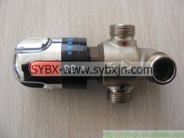 Thermostatic valve or tempering valve