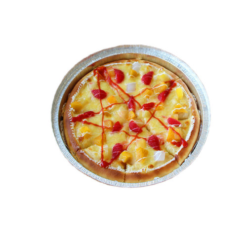 Aluminiumfolienpizza -Behälter mit Deckel