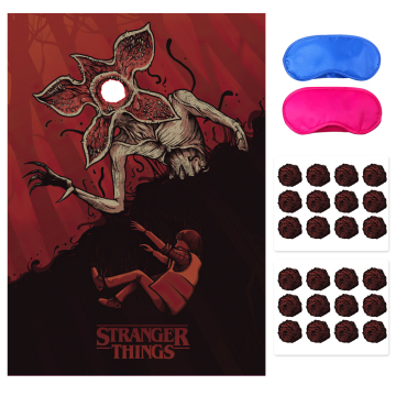 Stranger Things Abstract Art Prints: Enhancing Your Living Room and Bedroom Décor