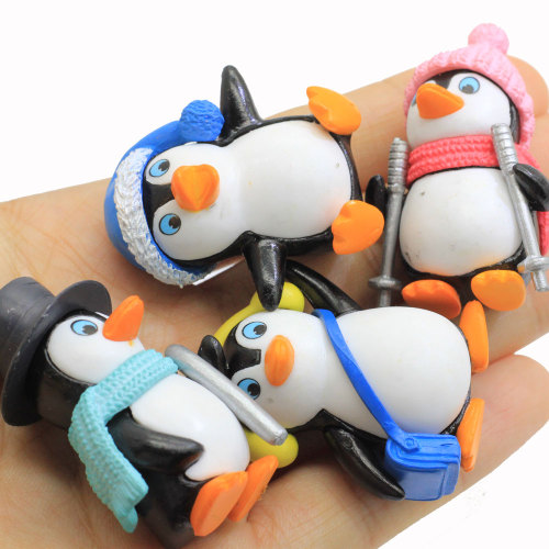 Di alta qualità a forma di pinguino in resina Cabochon perline 3D Charms per decorazioni per giocattoli fai da te Perline Artigianato fatto a mano per bambini