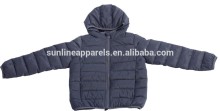 kids padding winter jacket with black color