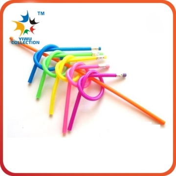 wholesale magic plastic soft flexible PVC bendy soft pencil