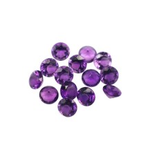 Amethyst Round Shape For Ring Necklace Making
