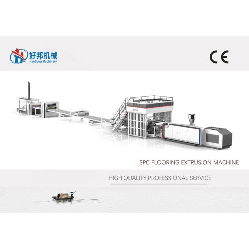 Línea de extrusión de producción de la máquina de fabricación de pisos SPC