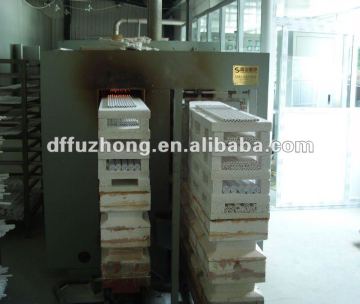 Kiln car type tunnel kiln