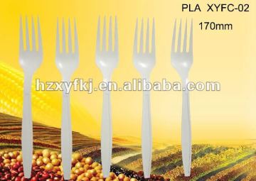 100% Biodegradable disposable eco-friendly PLA forks