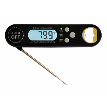 Opvouwbare vleesthermometer in zakformaat