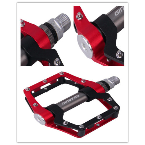 Non-Slip Pedal 9/16 Plat Pedals Taiwan flat Pedal Aluminum CNC Two Color