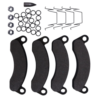 10k 12k Trailer Axle Disc Brake Pad Kit - 4Pcs