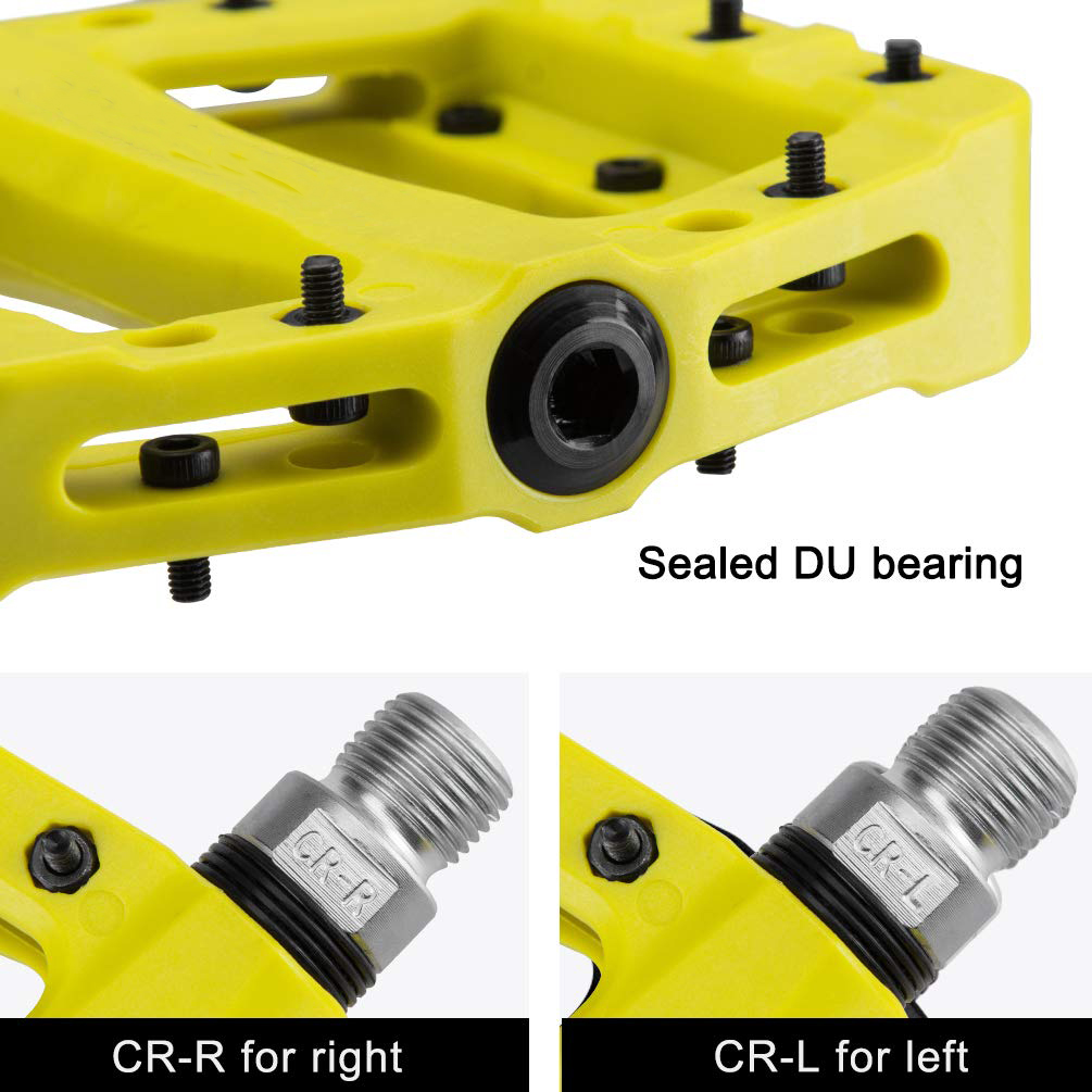 Nylon Fiber Bicycle Platform Pedals