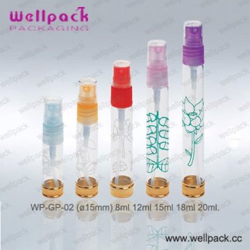 Glass bottle+PP sprayer prefume bottle WP-GP-02
