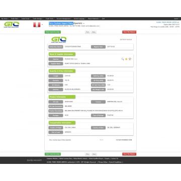 Datos de importación de melamina Perú