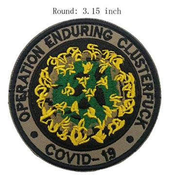 Aangepaste geborduurde patch embleem tactische militaire moraal