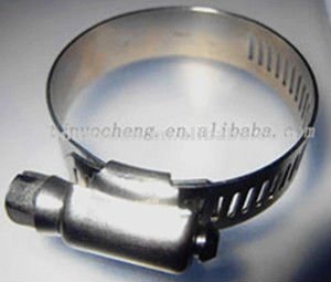 American type stainless steel worm drive hose clip pipe clamp