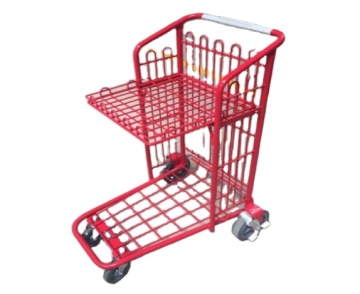 Supermarket Material Handling Carts: Utility and Warehouse Delivery Folding Platform Carts
