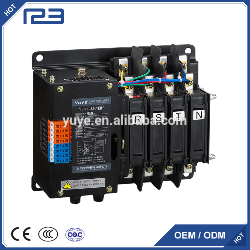 Top quality 3p /4p dual power automaic changeover switch