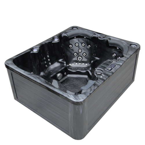 2021 Manufacturers Custom Jets Soaking Walk In Bathtub Black Wooden Surface Acrylic Vertical Bathtubs & Whirlpools