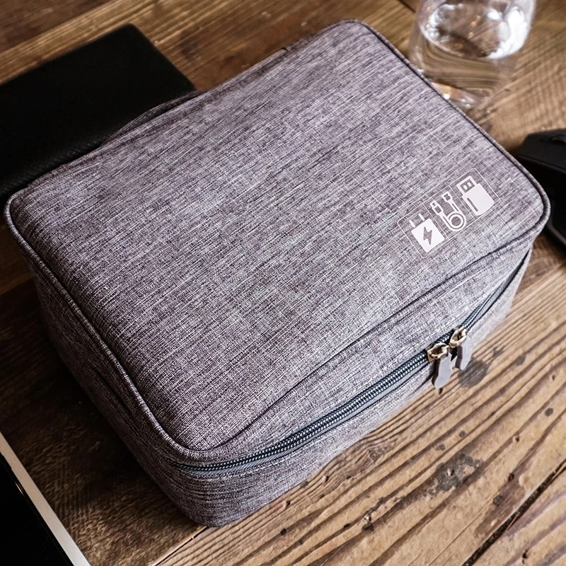 2021 New Storage Bag Multi-Function Data Cable Storage Bag Ladies Cosmetic Bag