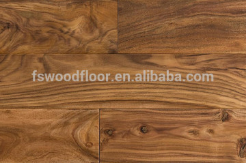 Hand scraped acacia hardwood flooring