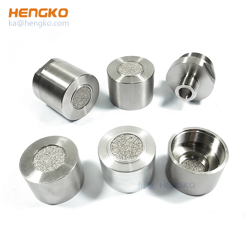 Sintered metal porous stainless steel microns porosity gas sensor flameproof filter disc