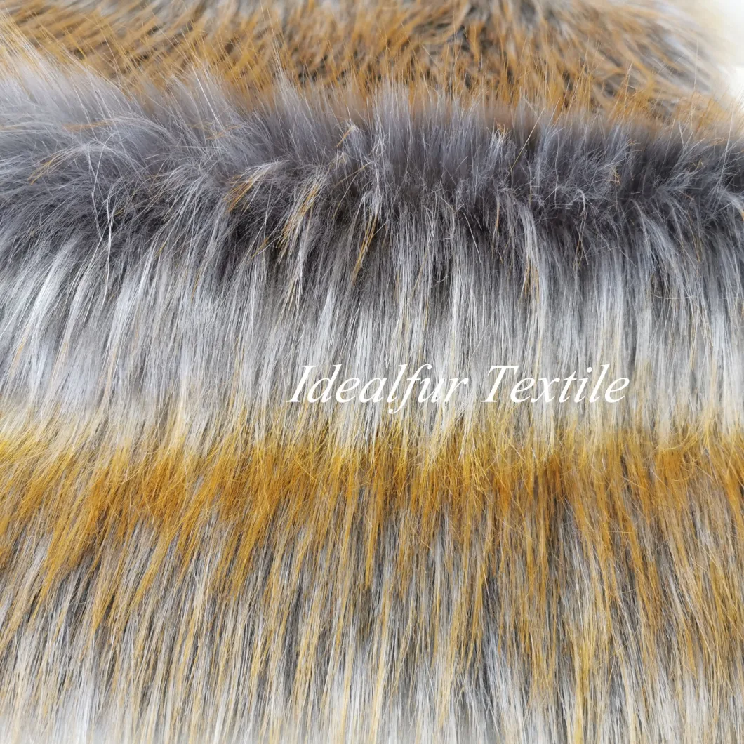 Factory Price Customize Wholesale Long Pile Faux Fox Fur Fabric