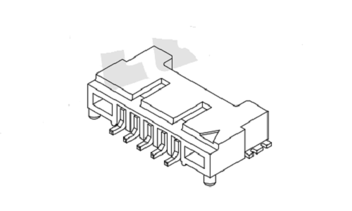 1,25mm Pitch 90 ° Wafer-SMT με αφεντικό AW1255R-SF-XP