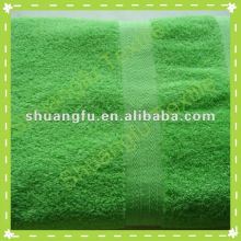 100%cotton green bath cotton terry bath Towel