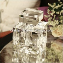 Fancy crystal empty perfume bottle for sale