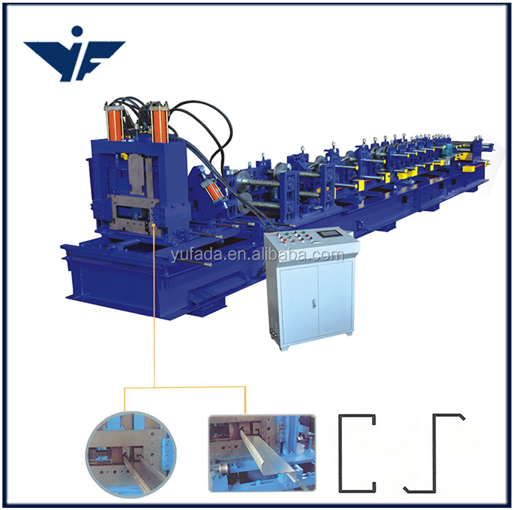 Malaysia C purlin roll forming making machine