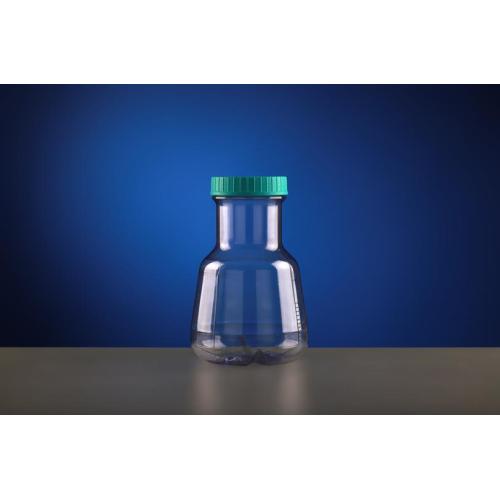 125ml PC Erlenmeyer Flask Flascled Bộ lọc thông hơi