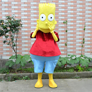 New Style Simpson Mascot Costume High Quality Hand-made Cartoon Character Carnival or Festival Supply Adult Size