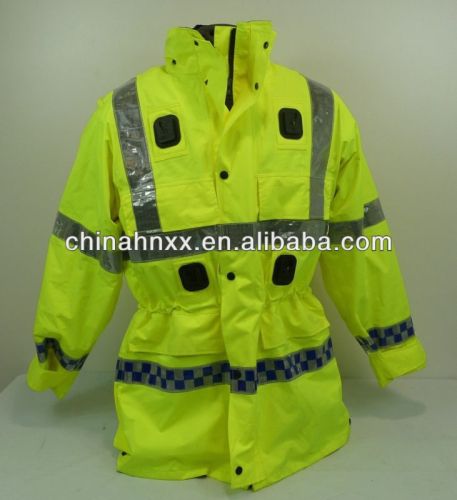 reflective security jacket,police reflective safety jacket