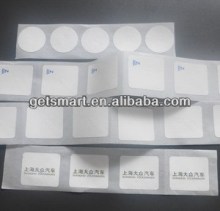 Tamperproof RFID Tag for windshield stickers