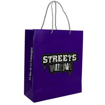 High Quality Custom Logo Embossed Paper Bag