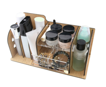 Acrylic cosmetics storage drawers