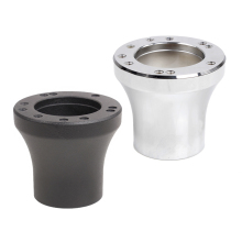 Black/Silver Car Accessories Hub: Retrofit Golf Cart Steering Wheel Adapter for EZ-GO TXT and RXV