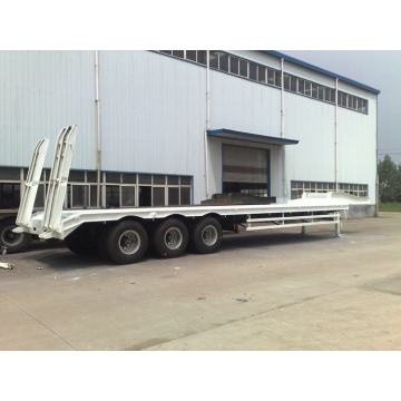12000mm Flatbed low bed Transports Semi-trailer