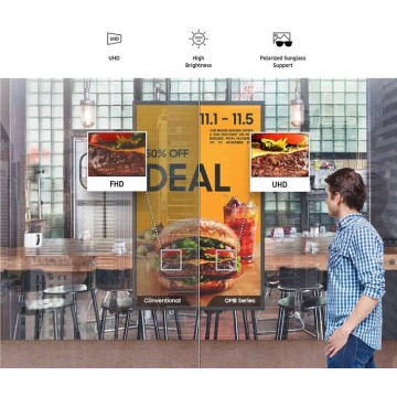 55"window Advertising Monitor Displays