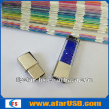 crystal pendant usb pen drive, 2013 crystal usb flash drive