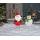 25 &quot;x 11&quot; Snowman en Santa Yard Borden