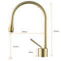 Water Drop Art Hot And Cold Basin Faucet