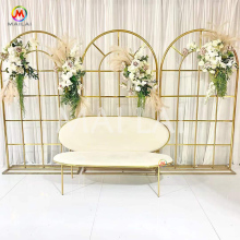 Wholesale Gold Stainless Steel Wedding Backdrop & Flower Backdrop
