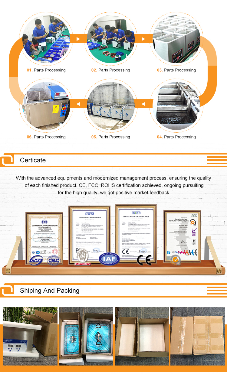 Immersible Ultrasonic cleaner For Ultrasonic Plate Transducer Box 1500W 40khz