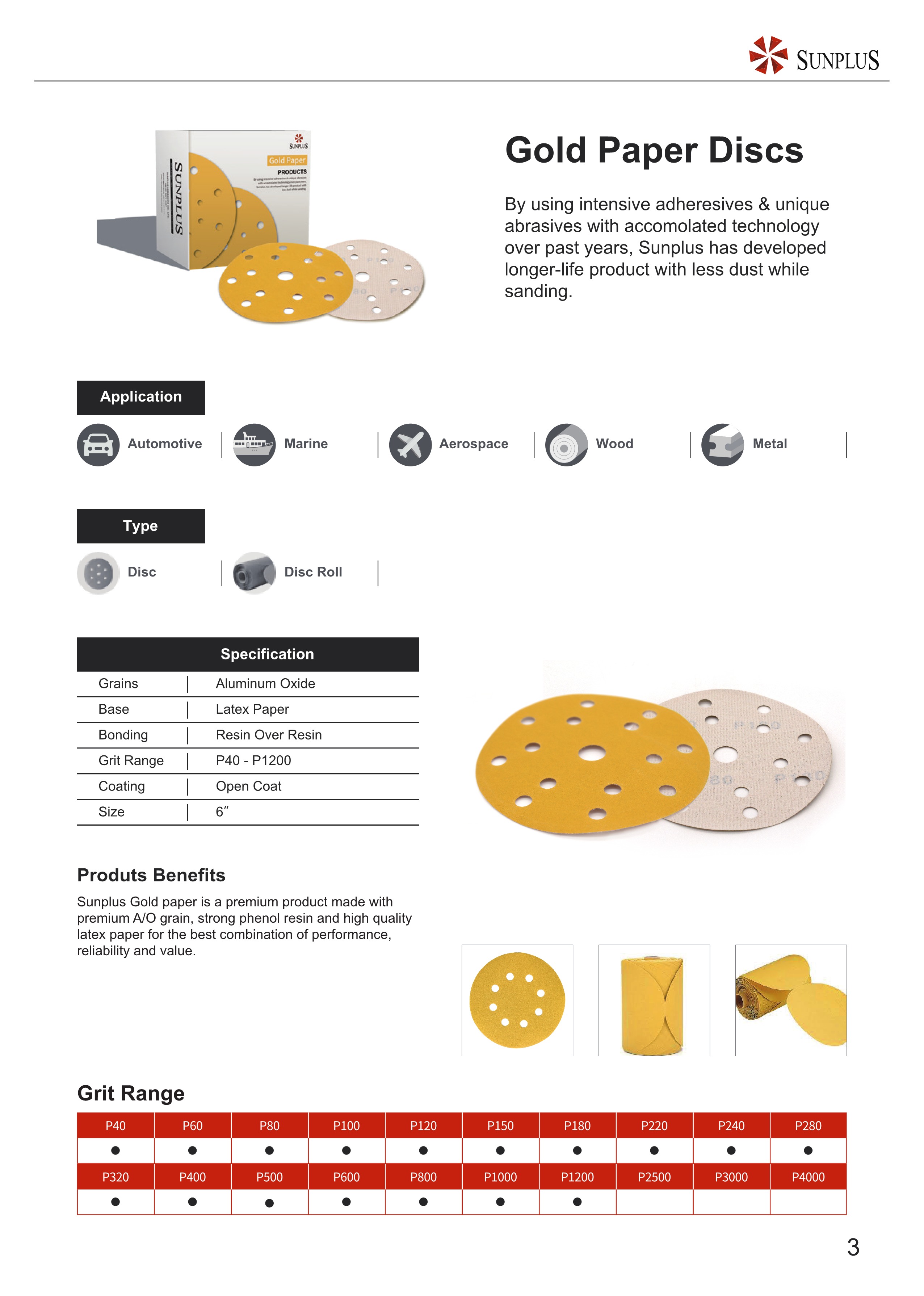 Золотая бумага Gold Paper