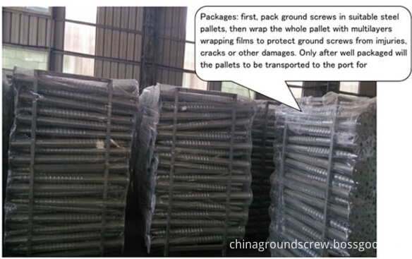 Parafuso de terra HDG hdg ground screw