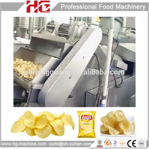 HG industrial machinery Lays type potato chips processing machinery