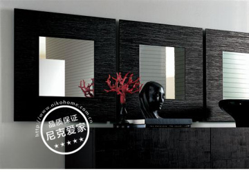 Black oak high quality mirror