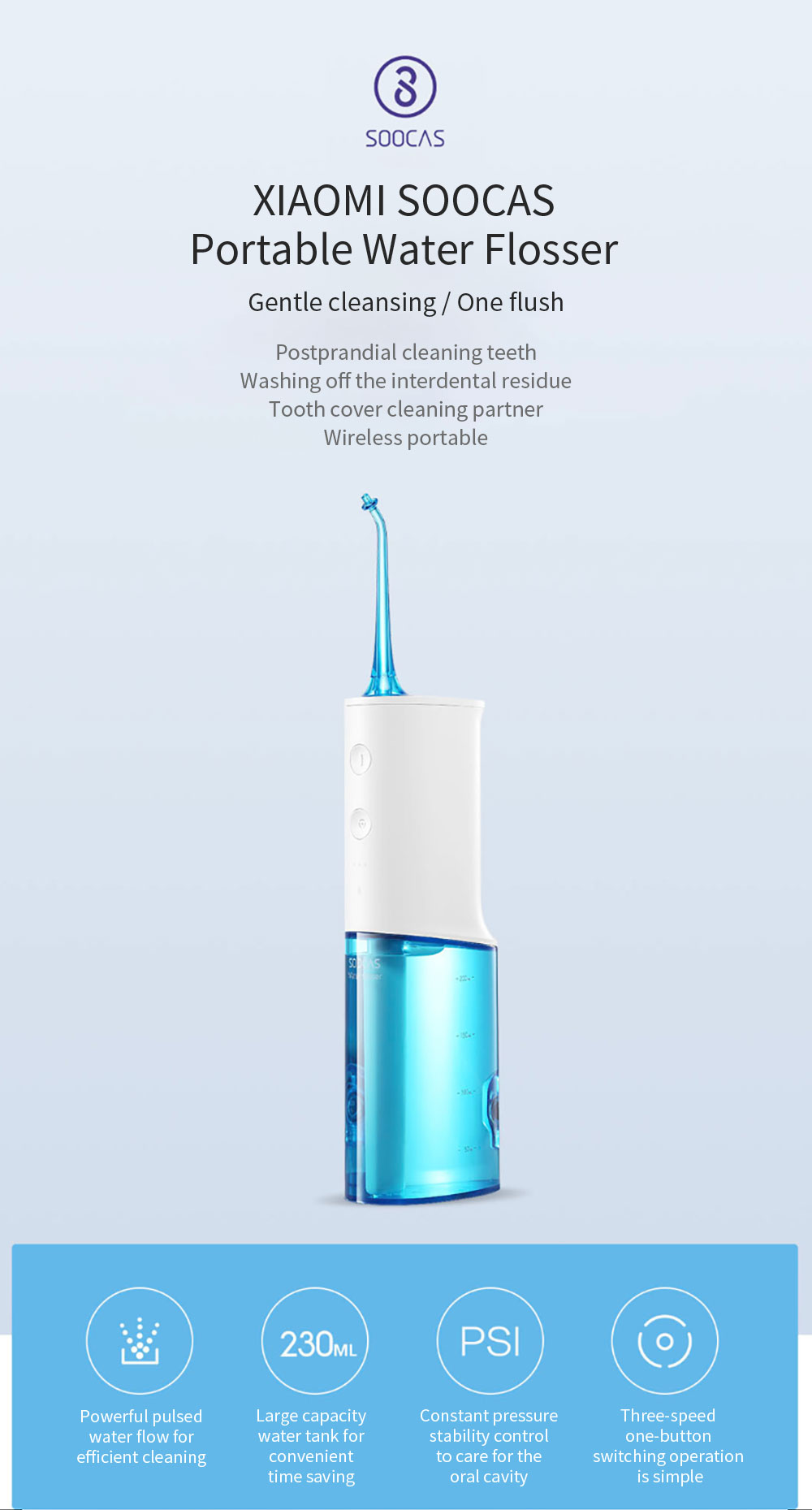 Soocas W3 Oral Irrigator