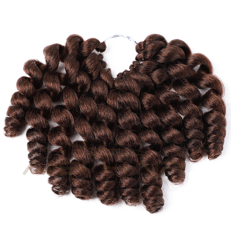 Aisi Hair 8 Inch Jumpy Wand Curly Crochet Braids 10 Roots Jamaican Bounce Synthetic Crochet Hair Extension For Black Women