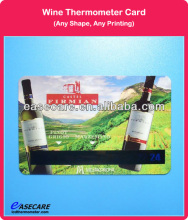 Wine Thermometer Card with Customized Shape and Printing